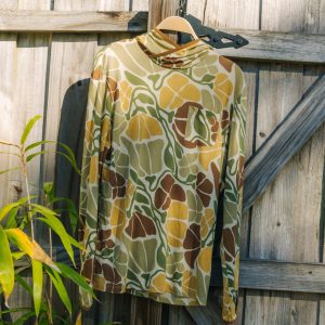 Men's Bamboo Lightweight Hoodie - Floral Camo