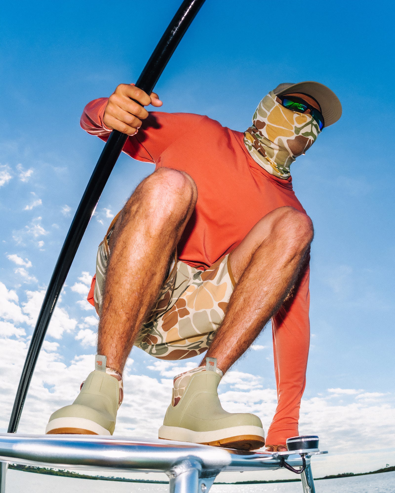 Bamboo Lightweight Sun Mask - Floral Camo - Image 2